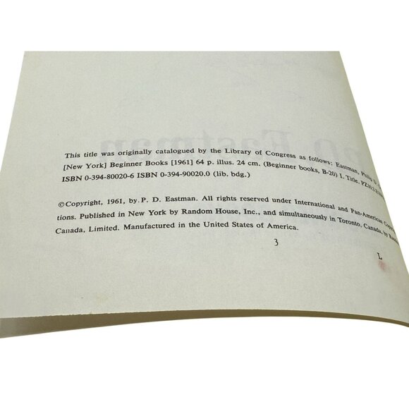 Go Dog Go By P.D. Eastman Hardcover Beginner Books Edition 1961 Storybook - Picture 4 of 13